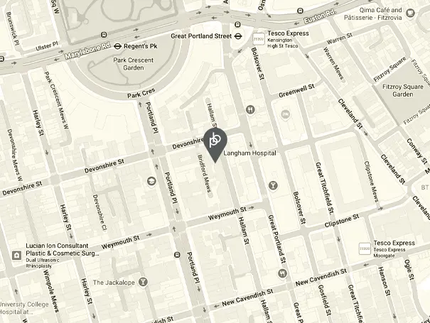 Paul Banwell - Langham Hospital Location
