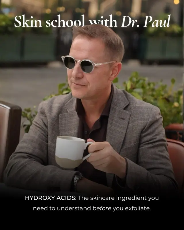 Your skincare doesn’t need to be complicated, but you should understand exactly what you’re using 🫧 

Hydroxy acids have become commonplace in everyday skincare, but AHA, BHA and PHA aren’t interchangeable - and stronger, more frequent exfoliation certainly doesn’t always mean better results.

The right active depends on your skin, your concerns and what else you’re already using.

In this edition of Skin School with Dr. Paul, we’re breaking down the acids you’ll commonly find on skincare labels, what makes them different and one of the biggest mistakes Dr. Paul sees when it comes to active skincare.

Save this one before your next skincare shop.

And if there’s an ingredient you’d like Dr. Paul to cover in the next Skin School, leave it below 👇🏽 🖤